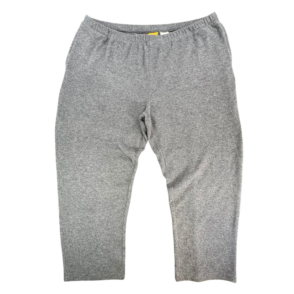 Ruby Rd Pants Womens 3X Gray Polyester Rayon Relaxed Elastic‎ Waist Casual